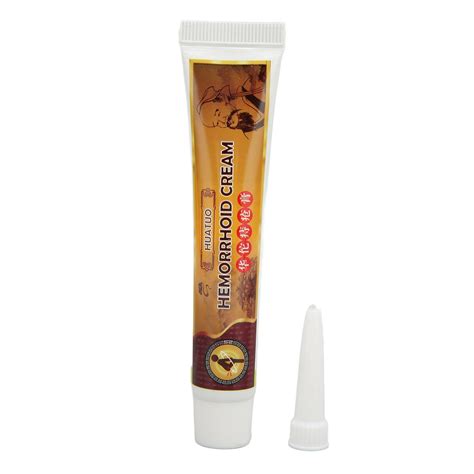 Crema para hemorroides 20 g Pomada para aliviar las molestias de las hemorroides Fácil de usar ...