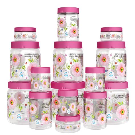 Print Magic Container Pink Pack of 15 - 1500ml (3 pcs), 1000ml (3 pcs ...