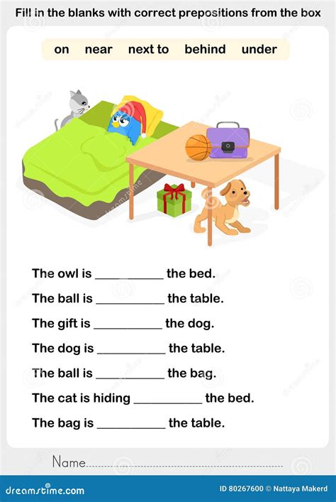 Image result for Position Preposition Worksheet