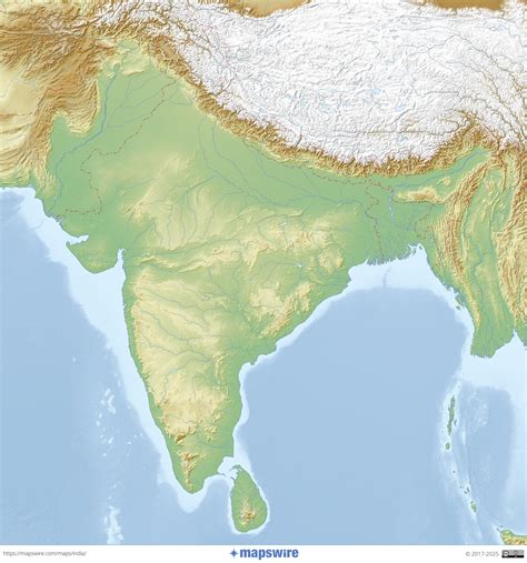 Free Maps of India | Mapswire