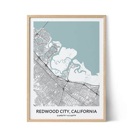 Redwood City Maps at Jewel Simmons blog