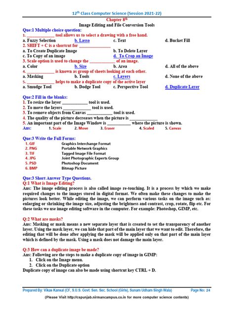 Computer Questions 12 的图像结果