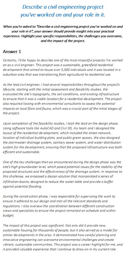 Basic Civil Engineering Interview Questions 的图像结果