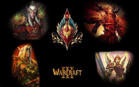 Warcraft III 魔兽争霸3 Night Elf vs Human 1on1 Map: Terenas Stand 31.03. ...