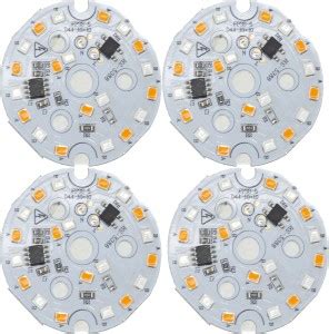 Nktronics 4 random colour red, green, blue, pink night bulb dob led ...