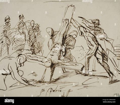 Crucifixion of St. Peter Stock Photo - Alamy