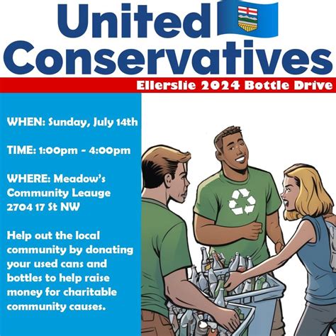 Edmonton Ellerslie UCP Constituency Association Annual Bottle Drive ...