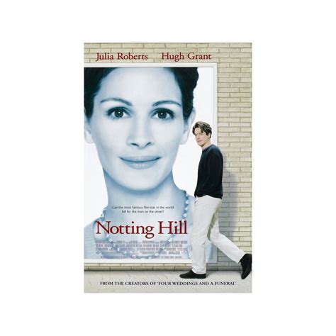 NOTTING HILL Movie Poster 2 Sided ORIGINAL 27x40 Julia Roberts Hugh ...