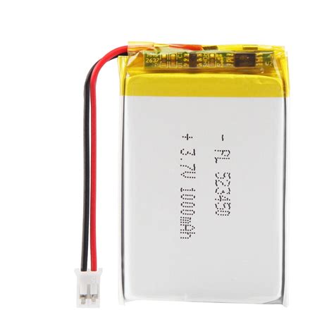 YDL 3.7V 1000mAh Battery 523450 Lithium Polymer Ion Rechargeable Li-ion Li-Po Battery with 2P PH ...