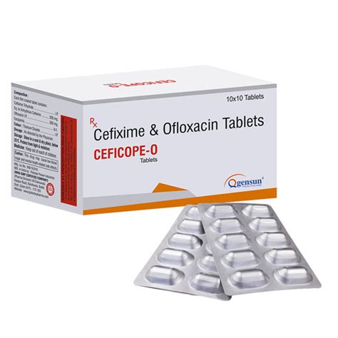 CEFICOPEO - Each Coated Tablet Contains Cefixime 200 mg Ofloxacin ...