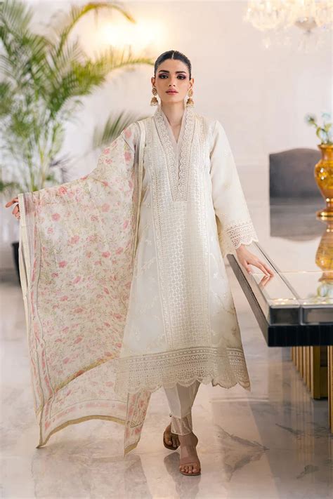 Buy Off White Ladies Salwar Kameez Online in UAE – SALWAR MAHAL