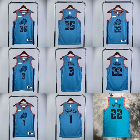 Cheap 2023 Season N-Ba Phoenix Suns 35 Durant 1 Booker 3 Paul 22 Ayton ...