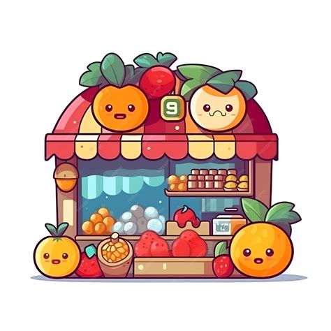Fruit Store Cartoon 的图像结果