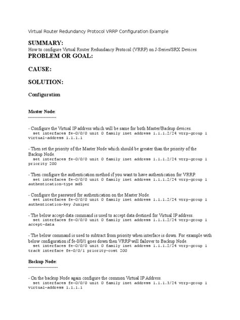 Image result for Virtual Router Redundancy Protocol Tutorial