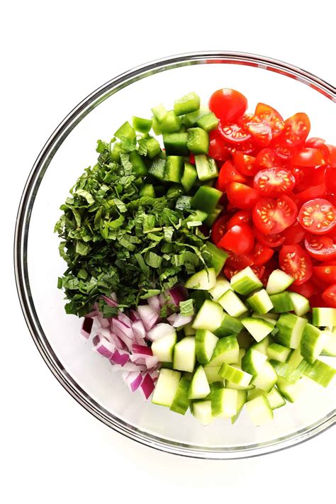 Israeli Salad - Gimme Some Oven