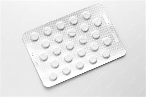 Pastillas de terapia de tabletas contra la gripe en un envase de blíster antibiótico farmacia ...