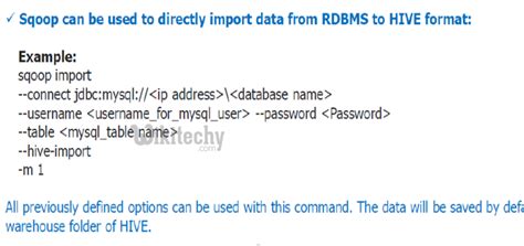 Image result for Hive Sqoop Tutorial
