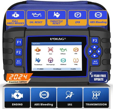 UDIAG A300 OBD2 Scanner Diagnostic Tool Car Diagnostic Tool, Check Four System ABS/SRS/ECU/TCM ...