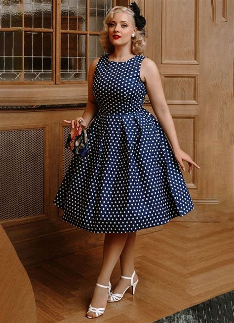 Dolly and Dotty 50's Retro Rockabilly Punkte Swing Kleid "Lola Polka ...