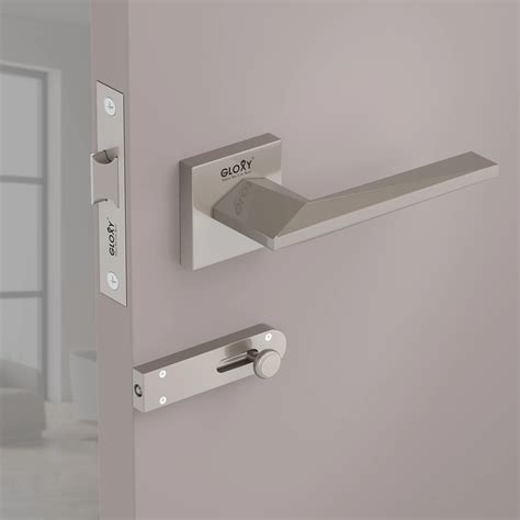Gloxy Brass Door Lock for Bathroom, Balcony, Home – Keyless Mortise ...