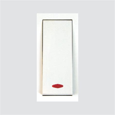 Kolors 6A 1 Way Switch With Indicator 1 Module [White] [KBC Vogue]-Pack ...