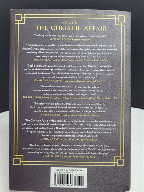 The Christie Affair : A Novel by Nina de Gramont (2022, Hardcover ...