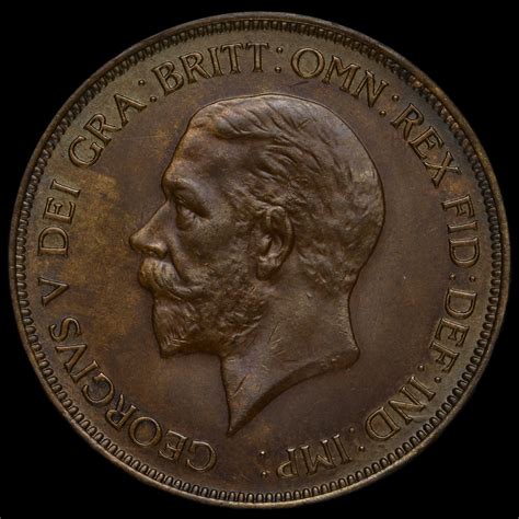 1934 George V Penny, UNC