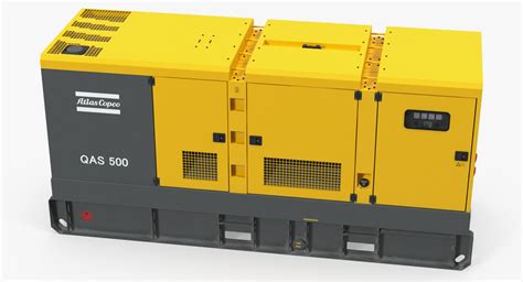 Industrial Diesel Generator Atlas Copco 3D model | 3D Molier International