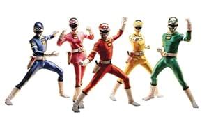 Buy Power Rangers Turbo: FigZero Turbo Rangers 1:6 Scale Action Set ...