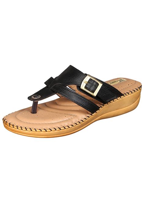 Get Black Textured Buckle Detail Wedges at ₹ 849 | LBB Shop