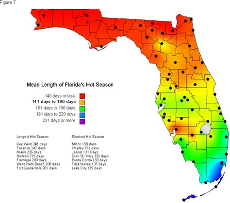 Florida Temp Map
