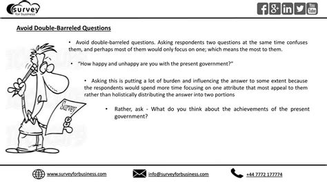 PPT - An Insight on the general kind of bias in survey questions ...