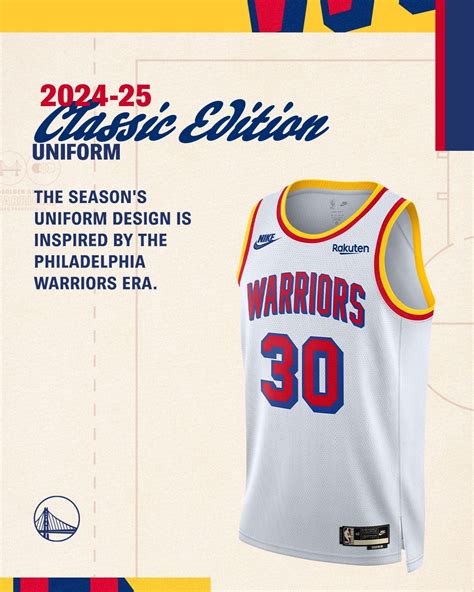 Golden State Warriors 2024-2025 Classic Jersey