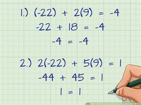 Image result for Solve Two Equations Simultaneously