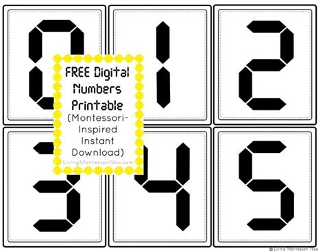 Image result for Free Printable Clock Numbers