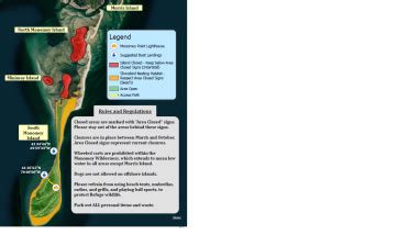 Monomoy National Wildlife Refuge Public Access Map for 2023 | FWS.gov