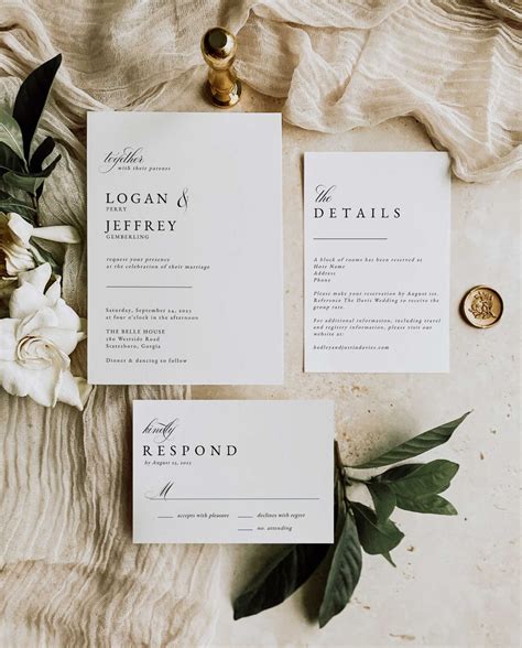 7 Elegant Wedding Invitation Options for Your Wedding: Setting the Tone ...