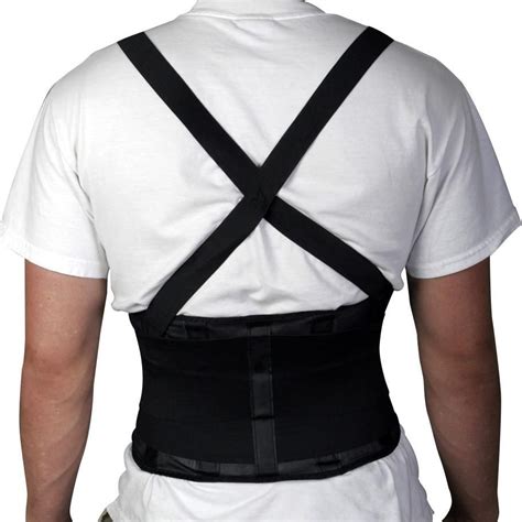 Medline Standard Back Support with Suspenders XL