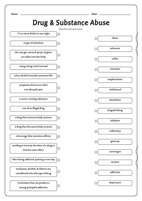 19 substance abuse worksheets for adults – Artofit