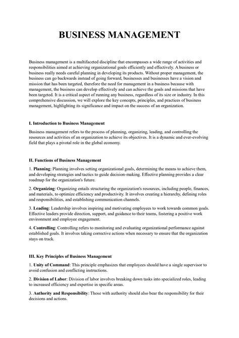 Basic Business Management 的图像结果