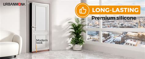 URBANMONK Silicone Door Bottom/Under Gap Filler Rubber Sealing Strip ...