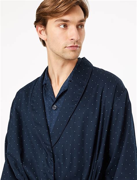 Buy Pure Cotton Dressing Gown at Marks & Spencer