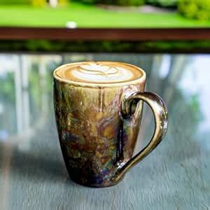 Buy TLCAART Glazed Brown Coffee Mug | Ceramic | Mug for Tea and Coffee ...