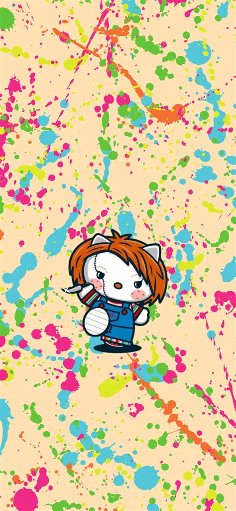 Chucky Hello Kitty Wallpaper | Hello kitty wallpaper, Halloween ...