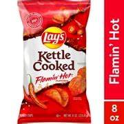 Lay's Lays Flamin Hot Kettle Cooked Potato Chips - 8 oz India | Ubuy