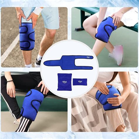 Buy Hilph® Bundle of 1 Shoulder Ice Pack with 1 Gel Pack + Knee Ice ...