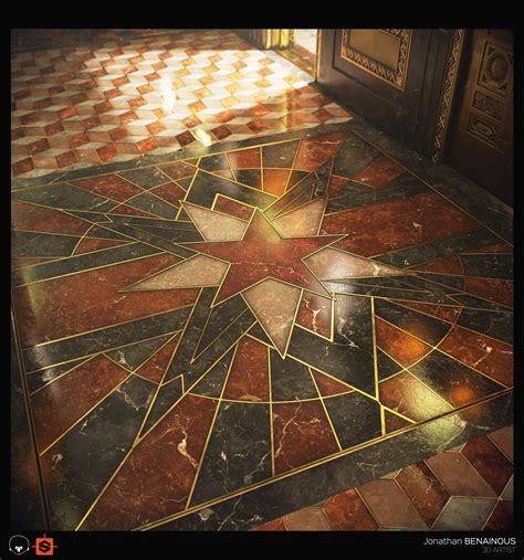 Jonathan BENAINOUS - Substance Signature - Art Deco Lobby Marble Floor ...