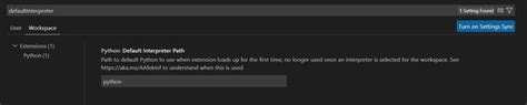 Image result for Python Path Settings vs Code Settings