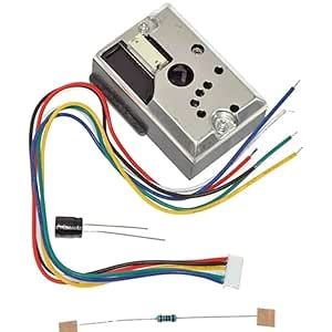 EmbeTronicX PM2.5 GP2Y1014AU0F Dust Smoke Particle Sensor Update Vision ...