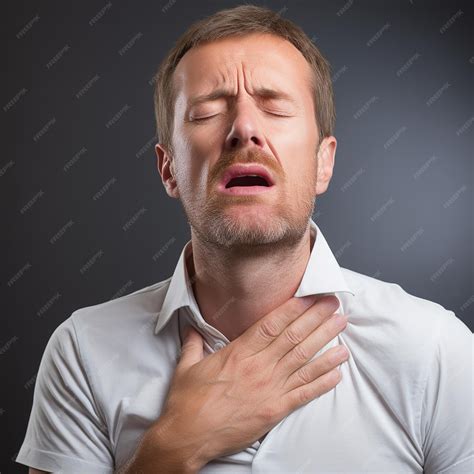 Premium Photo | Breathing problems chest pain coughing diarrhea ...